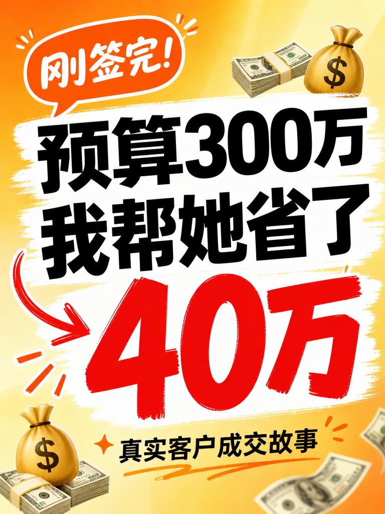 成交故事：预算 300 万上车